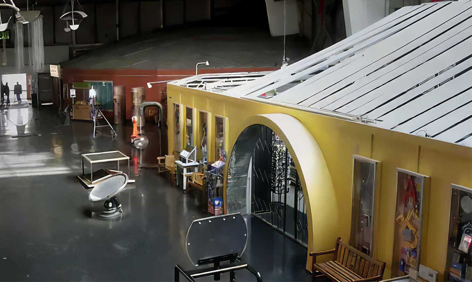  McBean Theater | The Exploratorium, San Francisco | Quarter geodesic dome constructed within existing structure 