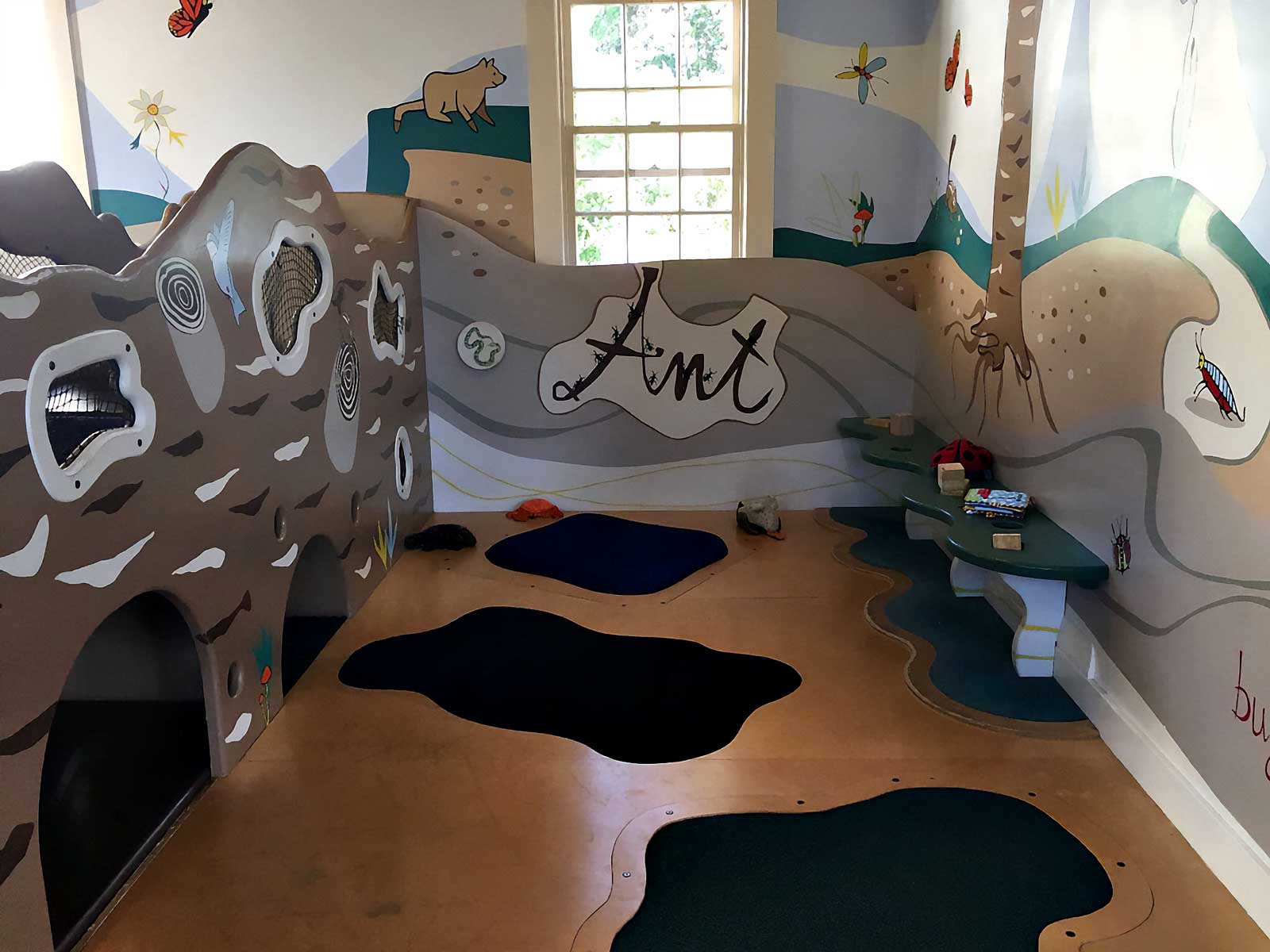  Below Ground | Bay Area Discovery Museum | Padded play area with subterranean theme
 