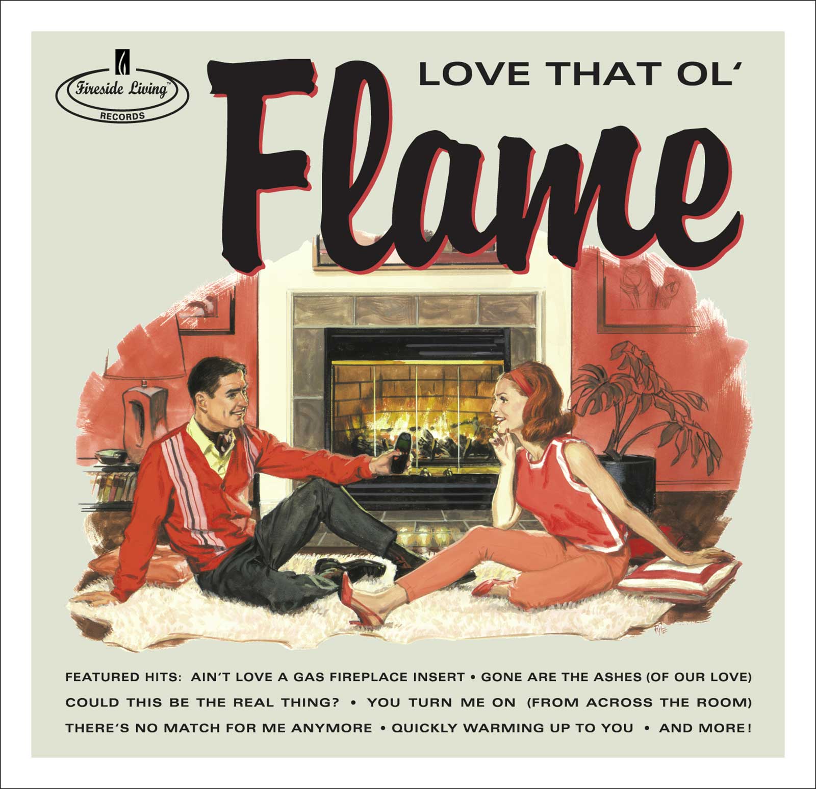  Retro-inspired album cover design developed for an energy sector magazine advertisement. 