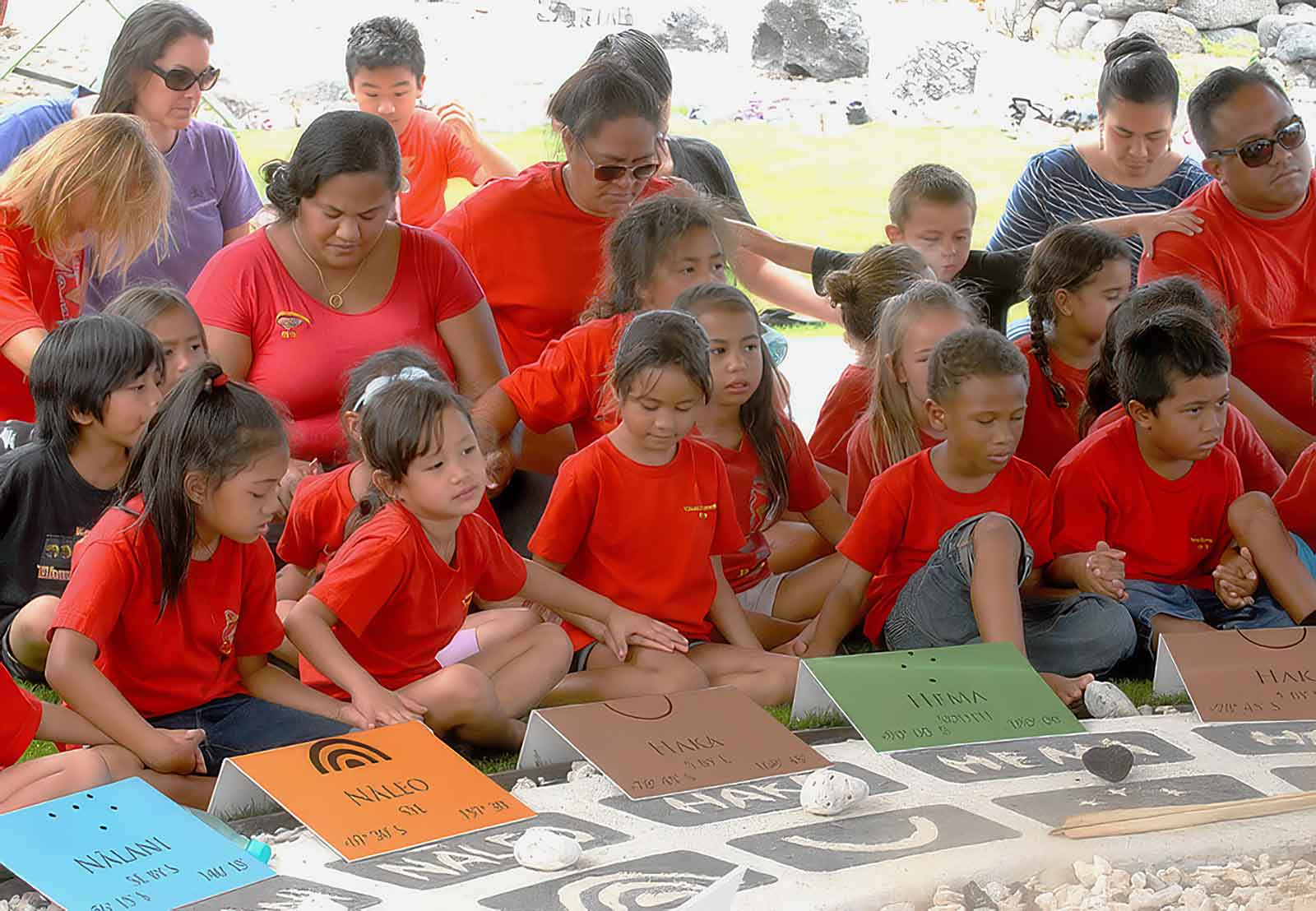  Student field trip at the star compass, hands-on learning in place with Innovations Public Charter School 