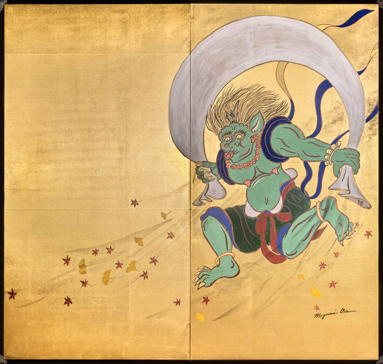  Folding screens, Wrath of Tizu, 2003, Mayumi Oda, Los Angeles County Museum of Art, Los Angeles 