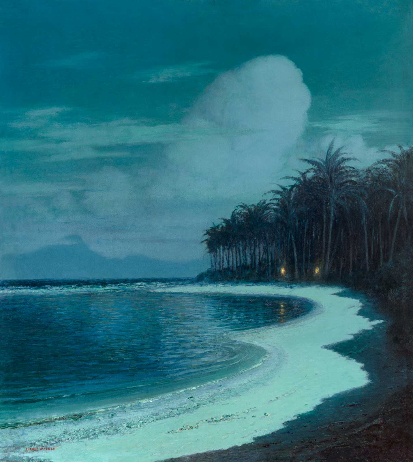  Final image, Lampfires, Lionel Walden, 1932,  Four Seasons Hualalai collection 