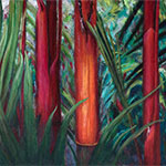 candlestick palm painting