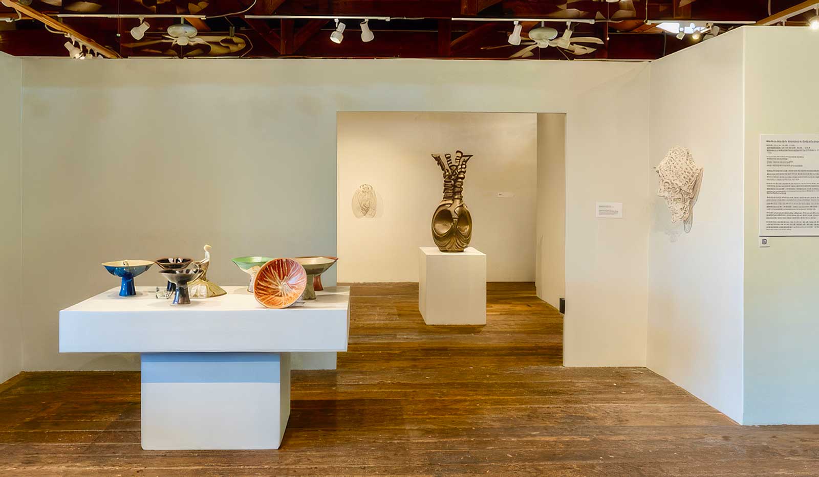  The Partnerships of Rhythms of Resonance | Donkey Mill Art Center | Art exhibiton gallery design and fabrication 