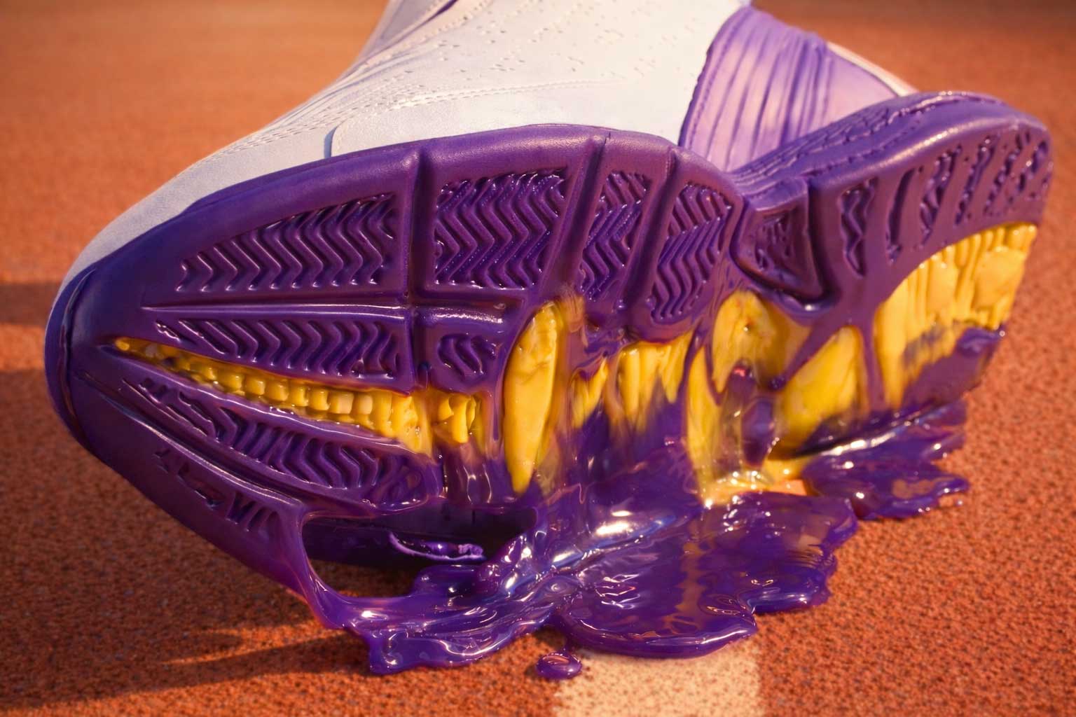  Icarus' Shoe | Custom prop for magazine ad | Cast and melted pigmented hot glue 