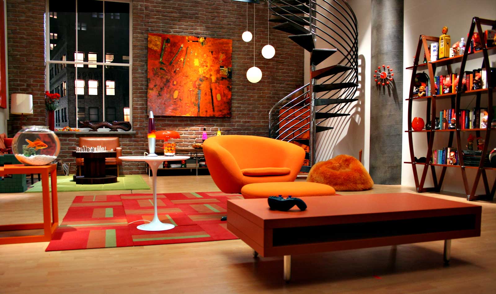  Intel | Set fabrication of New York loft for television commercial shot in plain white studio. 