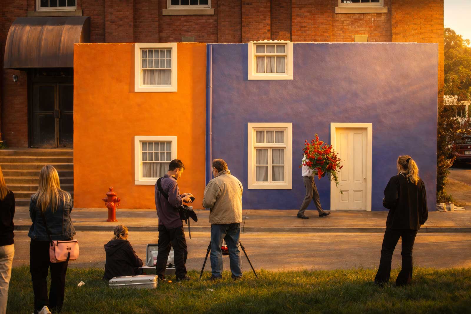  Street Scene on Location | MSN | Old world still photo set shot on location for natural light 