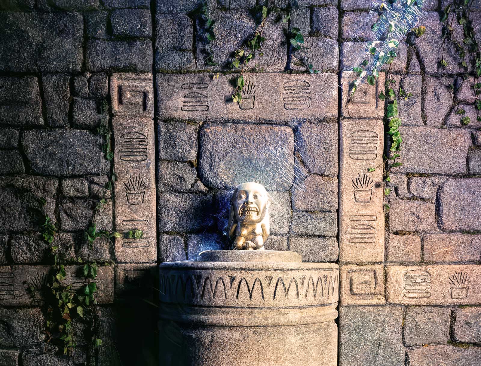  Raider's Return | McDonald's | Set for national commercial with rotating idol, pedestal and moving walls that expose a hidden passageway with fast food treasure at the end 