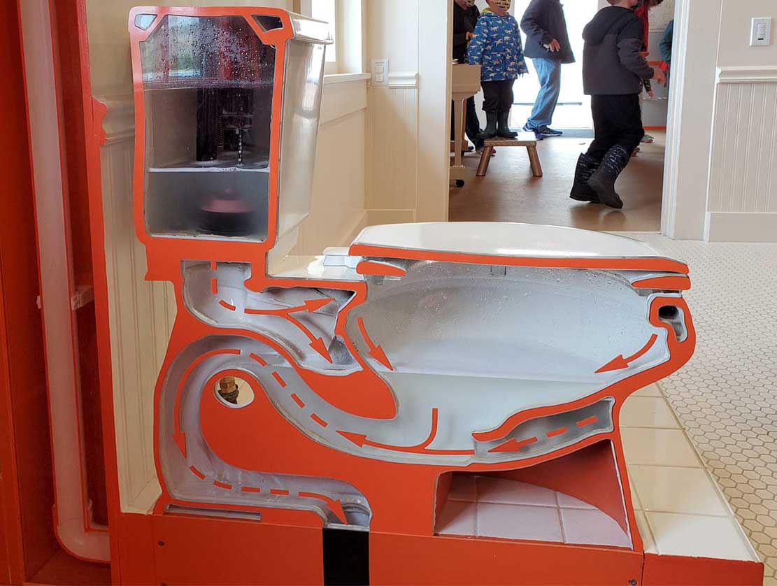  How Things Work | Bay Area Discovery Museum | Functional household objects rebuilt as exposed working cross-sections 